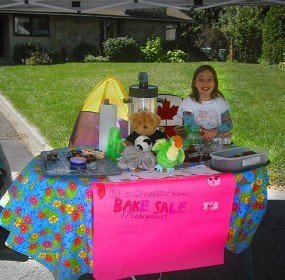 bake sale, fundraiser, holly