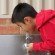 boy drinking water