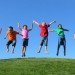 kids jumping