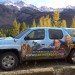 Earth Rangers in the Canadian, Rockies earth rangers, truck, Canadian, Rockies