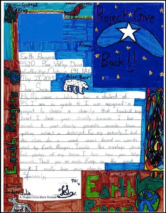 Julia's letter