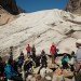 Students on ice glaciology seminar