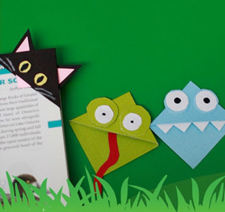 Eco-Activity: Hungry animal bookmarks