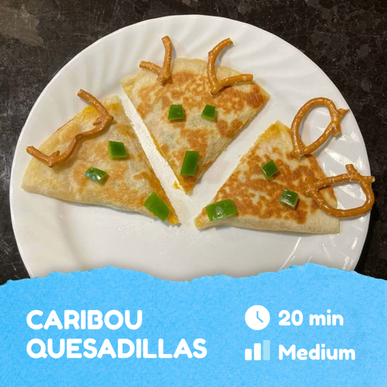 Caribou Quesadillas