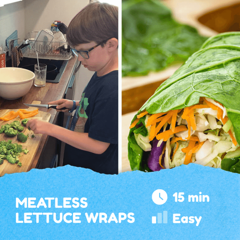 Meatless Lettuce Wraps