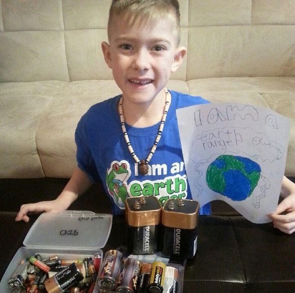 Owen recycling batteries