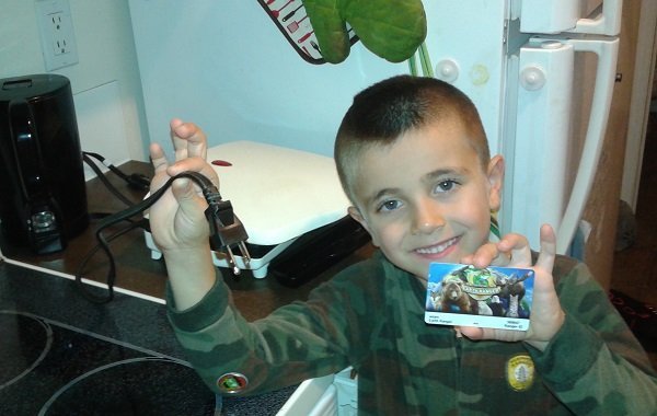 Adam, completing his Operation Conservation Mission!
