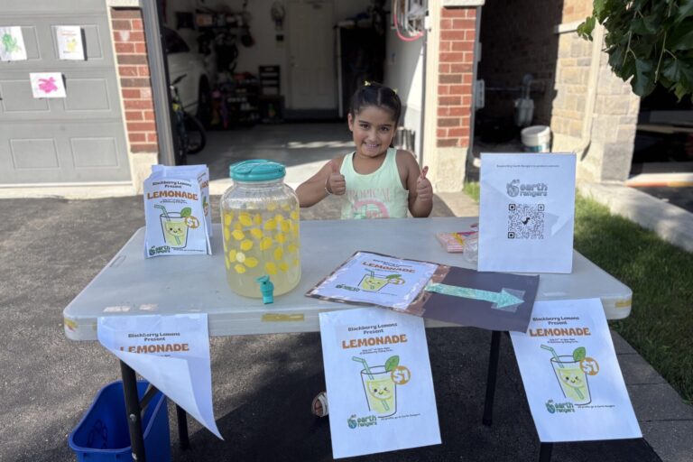 Arzoi’s Lemonade Stand for Wildlife
