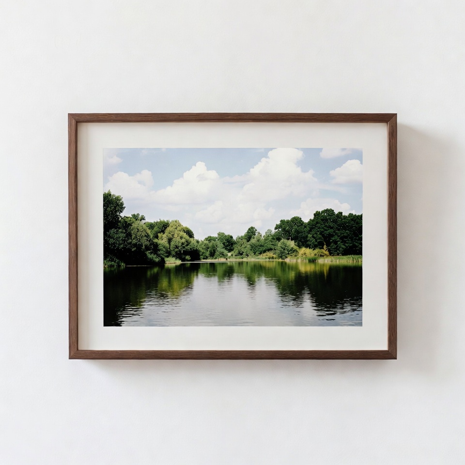 Framed winning photo