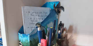 Helpful Bird Homework Organizer