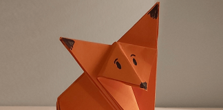 Friendly Fox Origami