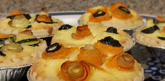 Vegetable Rose Tartlets