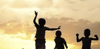 Welcome to The Meadoway Children running on meadow at sunset
