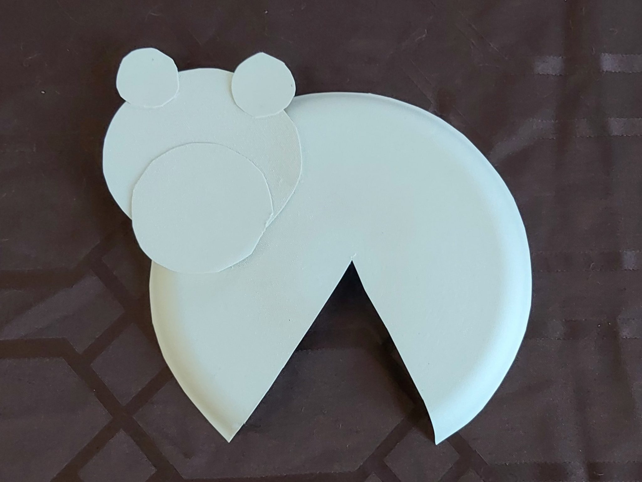 Paper Plate Polar Bear Earth Rangers