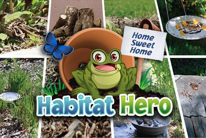 Help animals by being a Habitat Hero