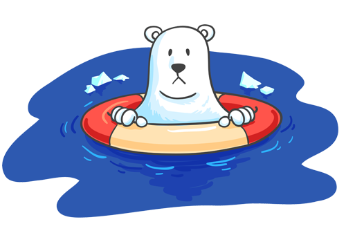 polarbear-in-water