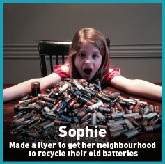 sophie battery recycling mission